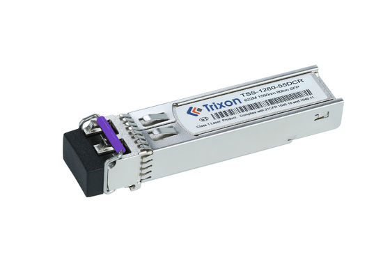 TSS-1280-55DCR 622M SFP 80km Empfänger für SDH STM-4/SONET OC-12 1550nm-DFB Duplex LC -5°C ~+70°C